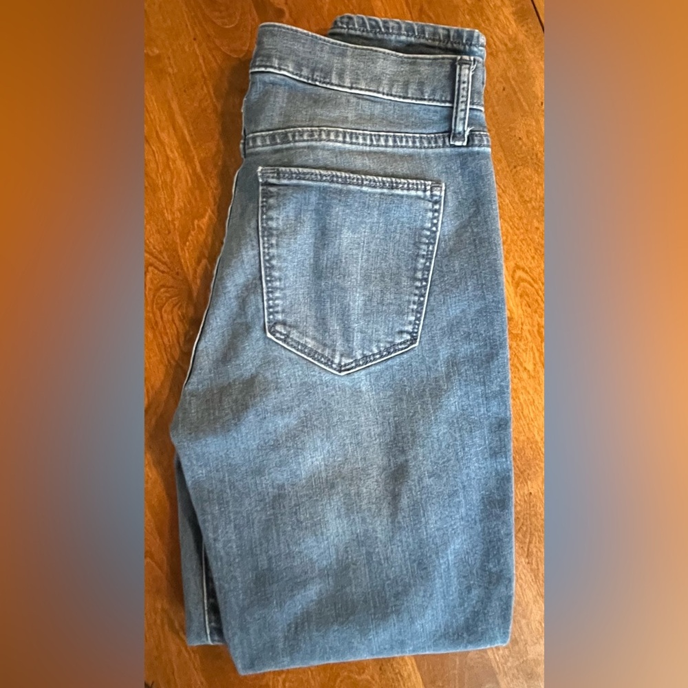 GAP Medium Blue Distressed Boyfriend Jeans True Skinny 27 - Picture 2 of 5